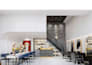 design 3d salon interior, floor plan and space layout